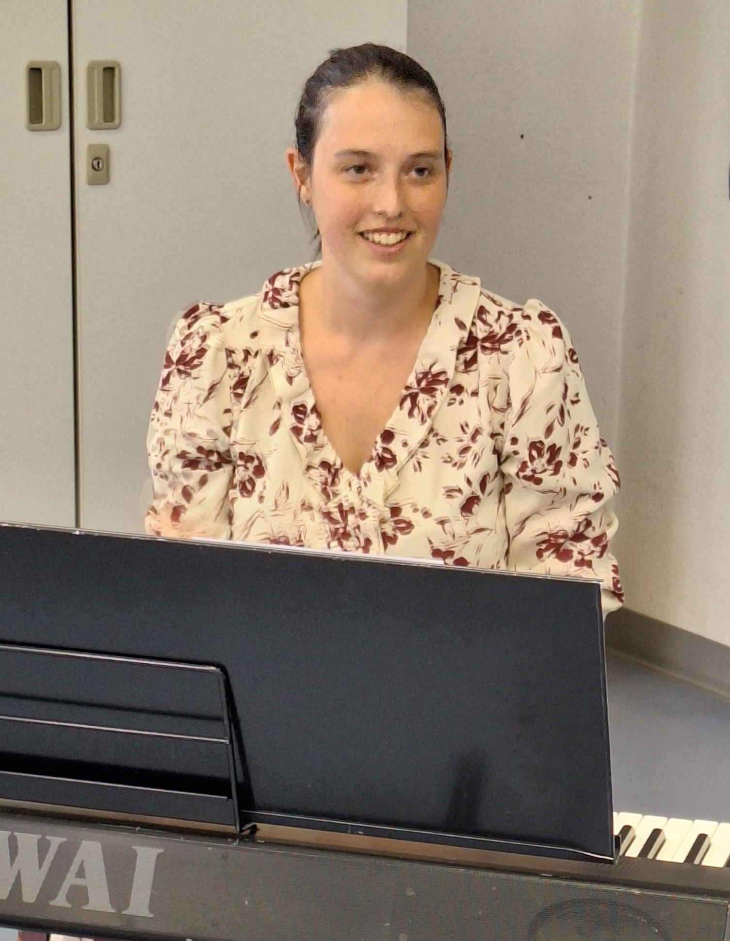 Chorleiterin Franziska Steigerwald